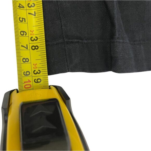 Massimo Dutti Womens Linen trousers Pants EU 36 US 4 Black Wide leg 5091/960 - Picture 8 of 9